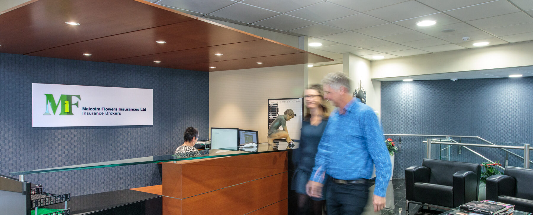 Malcolm Flowers Office Reception Area